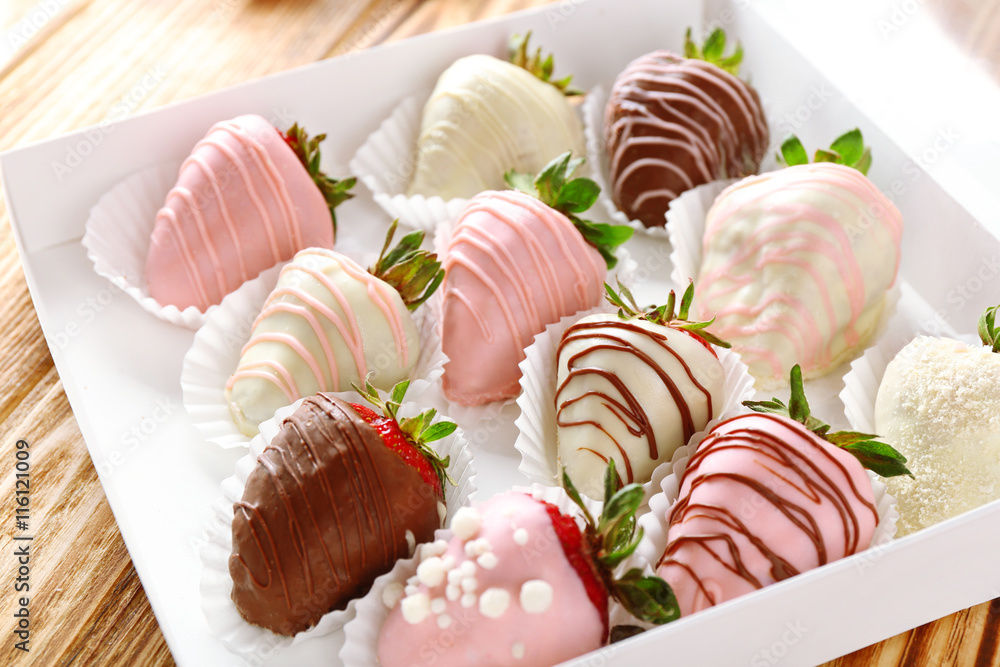 Gourmet Drizzled Strawberries
