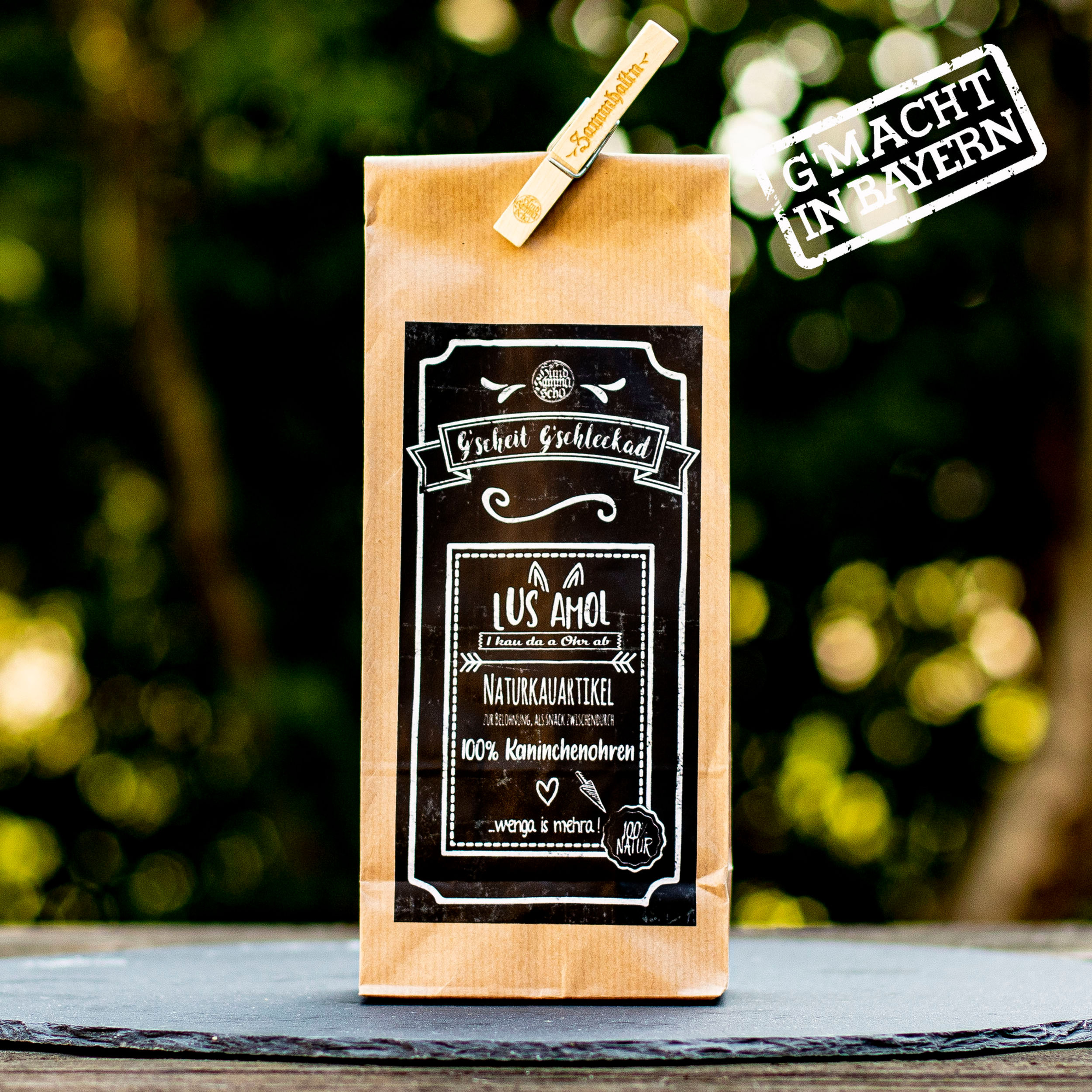 Leckerlipäckchen G´scheit G´schleckad Leckerli  "Lus amal"