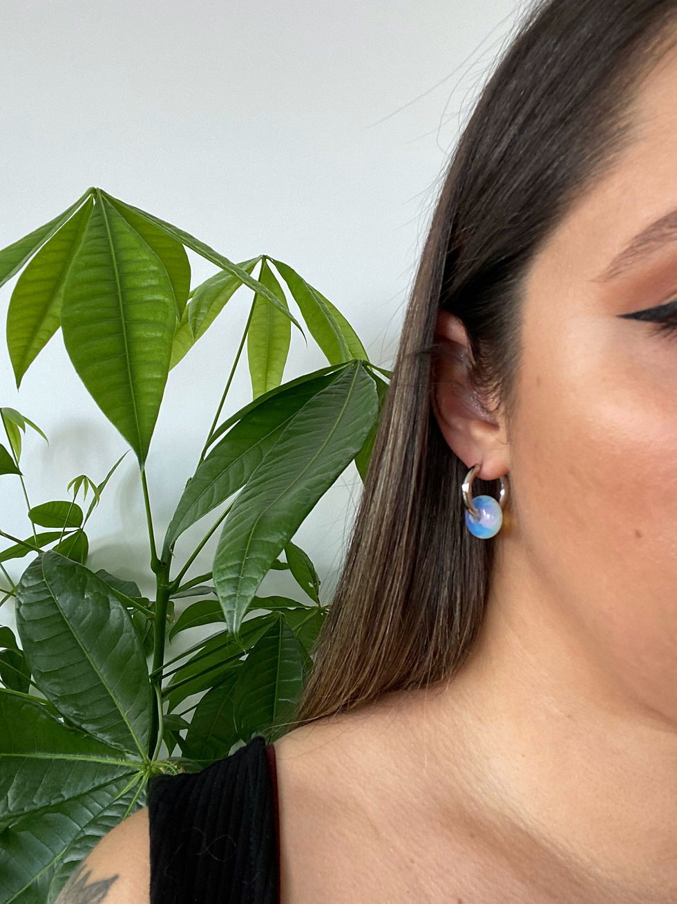 Miniature : Boucles d'oreilles Cyclamen