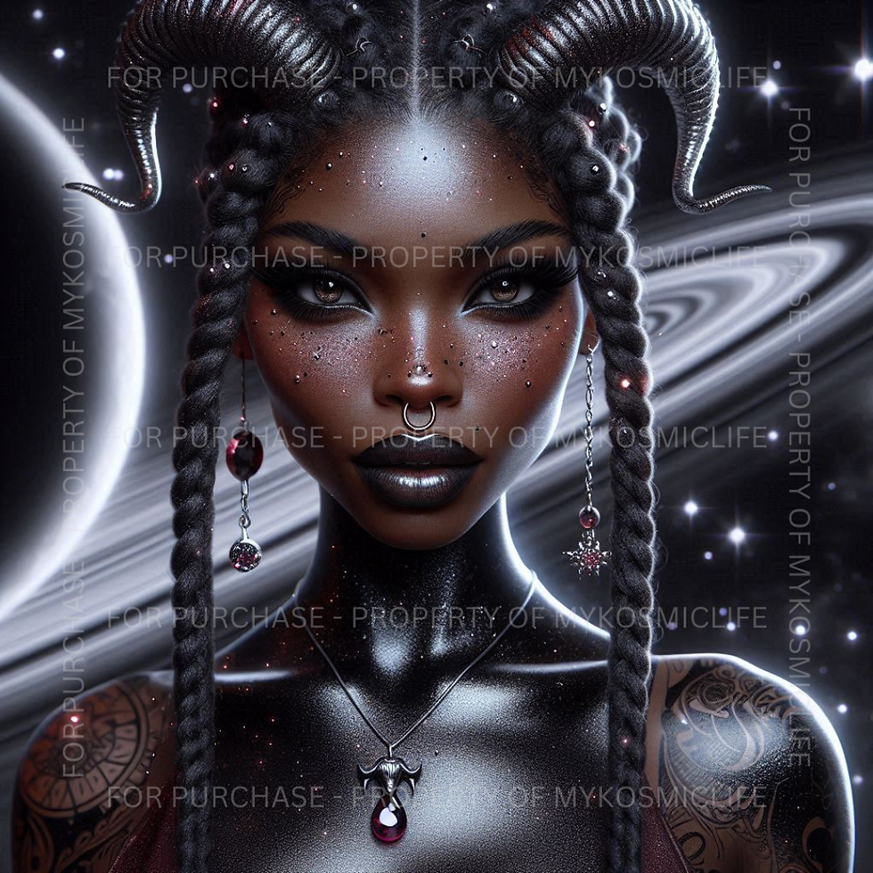 Thumbnail: Galactic Zodiac Woman Image Bundle - Without Labels