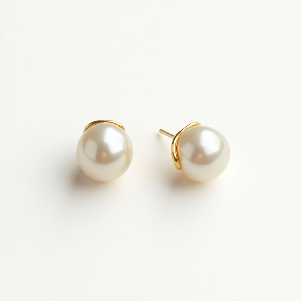 Pendientes Perla Solitaria