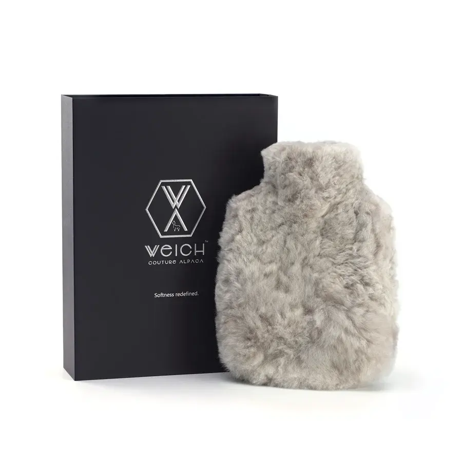 Weich Couture Alpaca Fell Wärmflasche Calmo