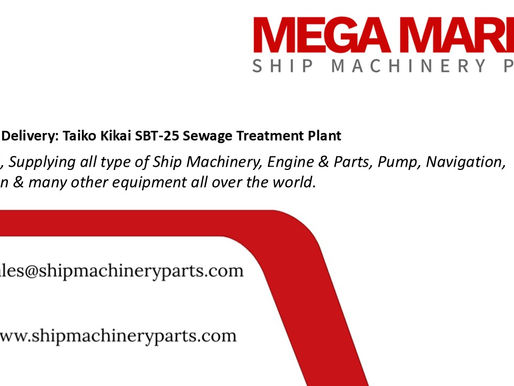 Worldwide Shipping: Taiko Kikai SBT-25 Sewage Treatment Plant 