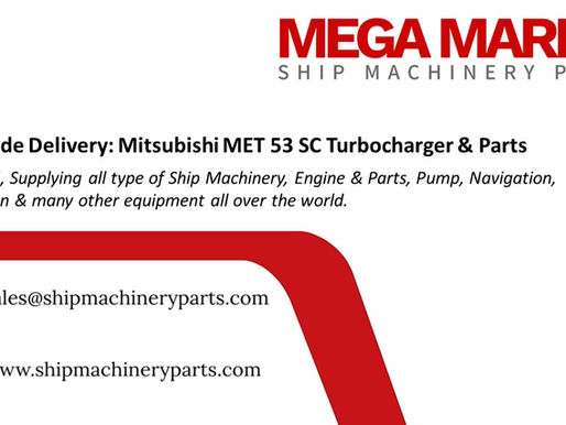 Worldwide Delivery: Mitsubishi MET 53 SC Turbocharger & Parts