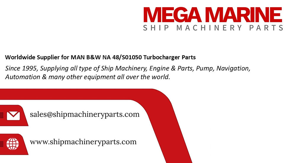 Worldwide Supplier for MAN B&W NA 48/S01050 Turbocharger Parts