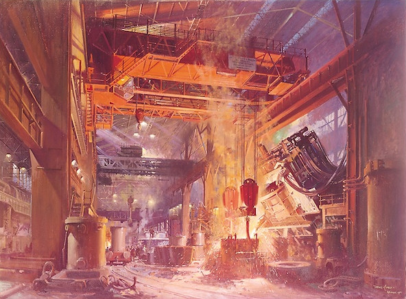 Cuneo Steel works painting