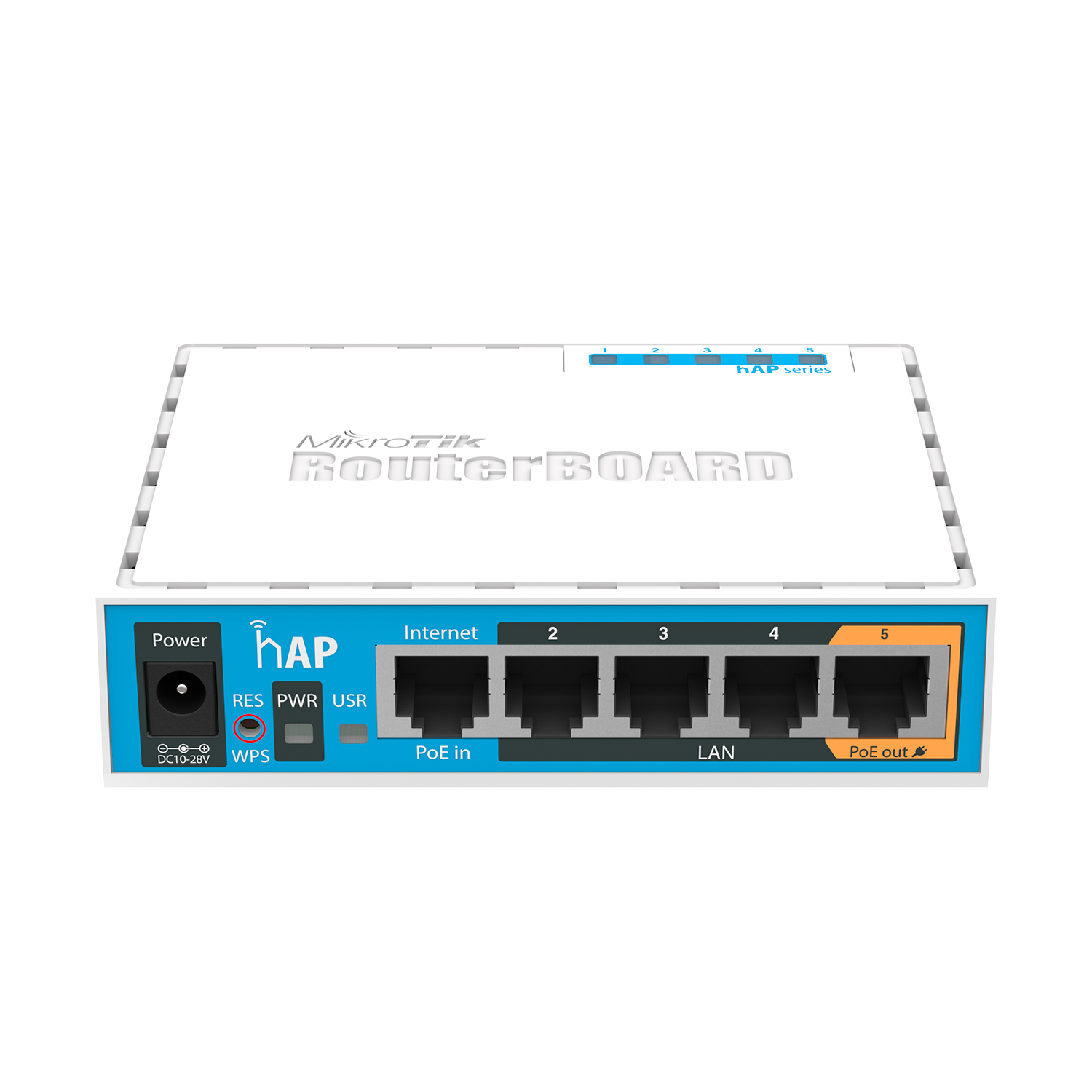 Router MIKROTIK RB951UI-2ND Hap Access Point WiFi 300Mbps + 5 Puertos