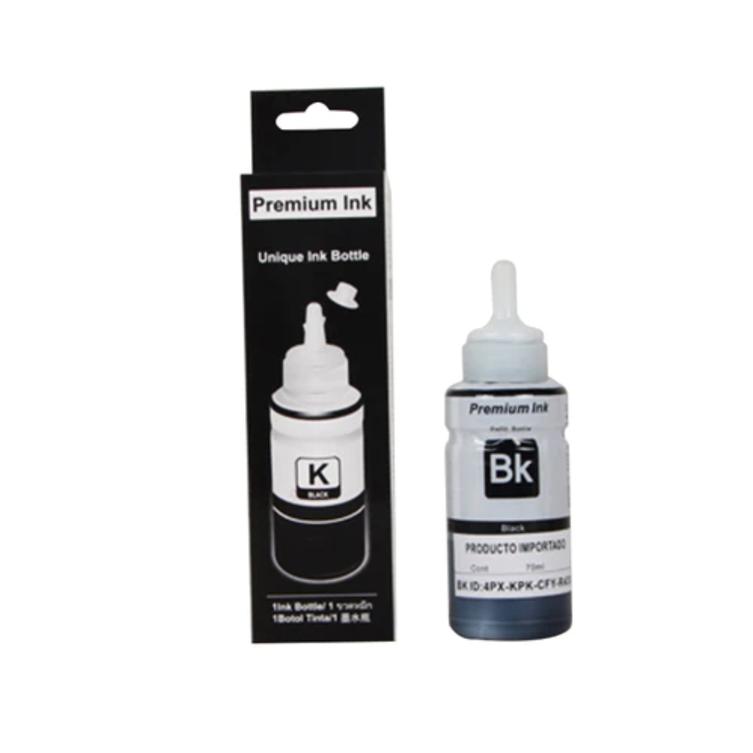 Botella tinta Asta NEGRO 70ML EPSON