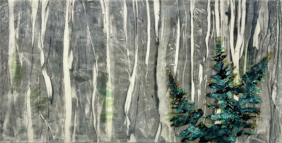 Standing Out. 10" x 20" x 1.5"