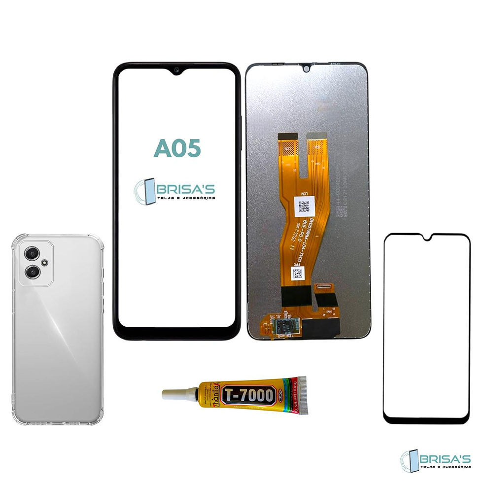Tela Frontal A05/A055 +Capinha + Película 3D + Cola
