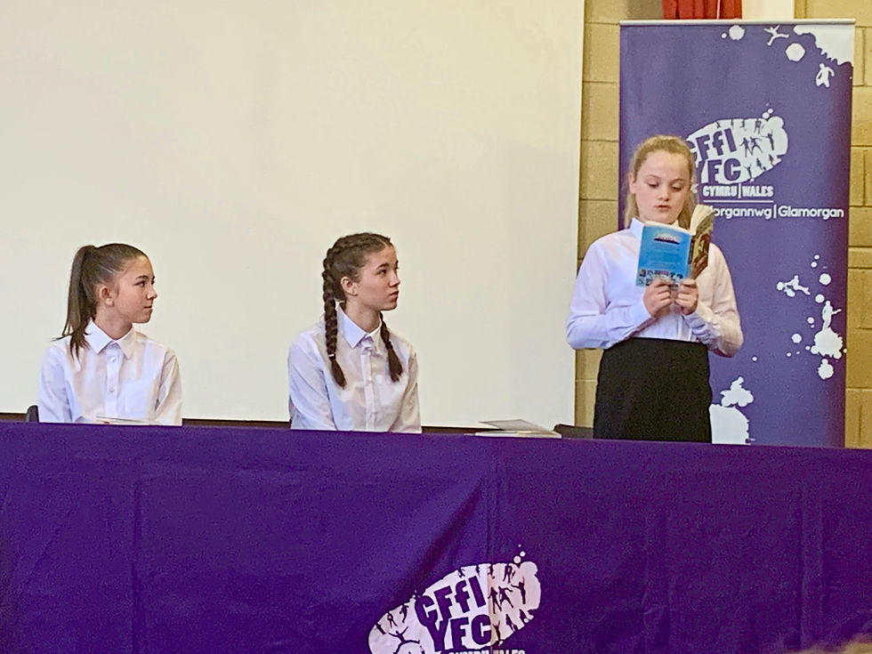 Junior Reading Competition Rhianna Jones