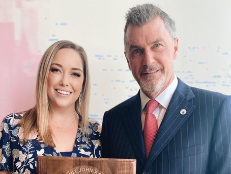 Nick Jordan Receives ICF Pope St. John XXIII Award