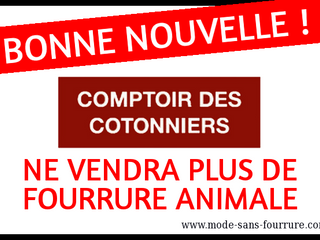 Comptoir des Cotonniers ne vendra plus de fourrure animale dès fin 2017 !