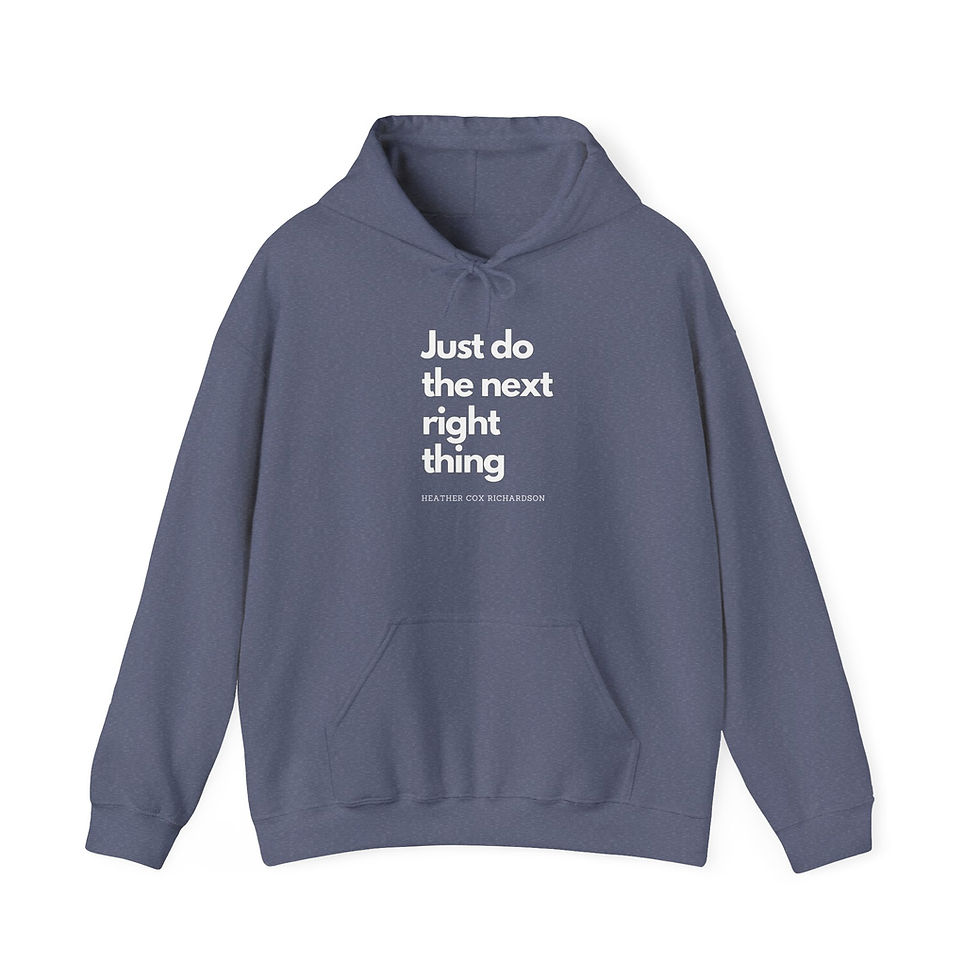 Thumbnail:  "Just Do The Next Right Thing"  Heavyweight Unisex Hoodie