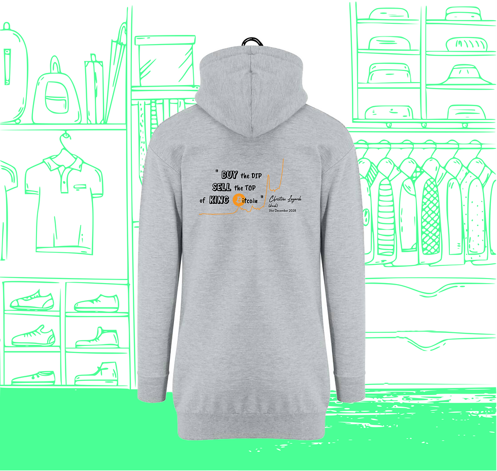 Miniature : Sweat Robe Hoodie Femme Christine LAGARDE Visuel Dos