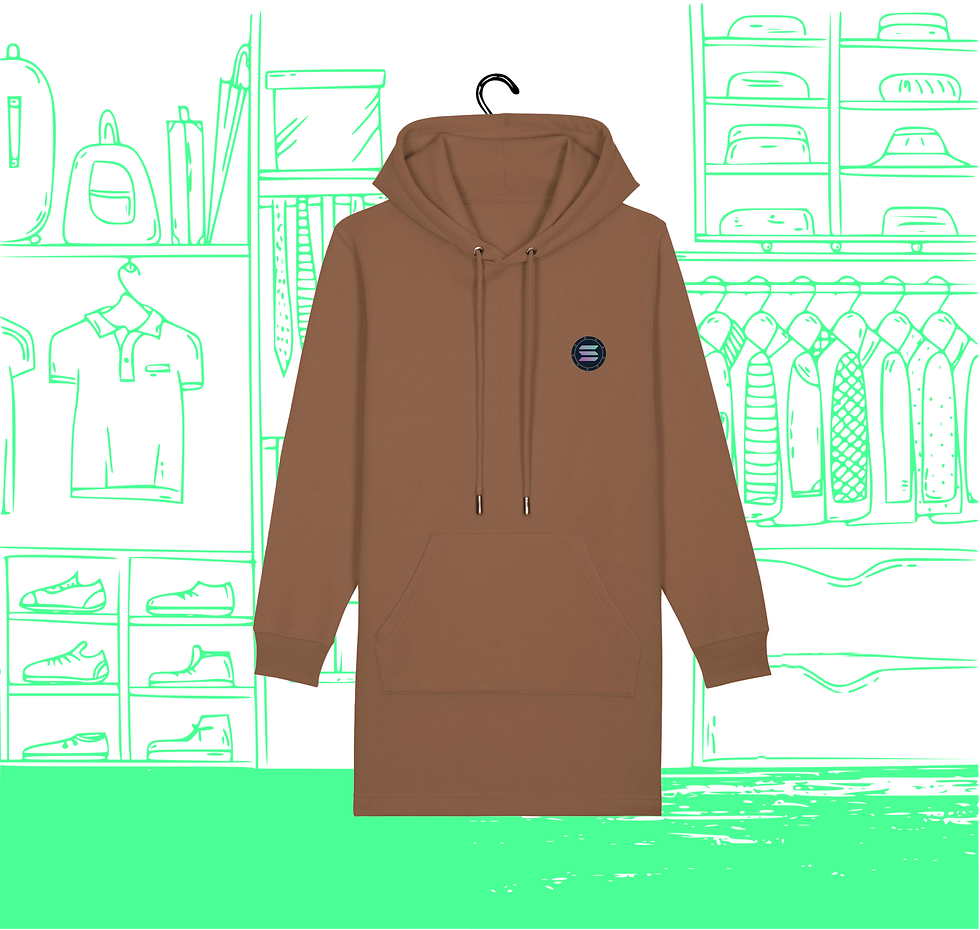 Sweat Robe Hoodie Femme Bio SOL Visuel Coeur Face