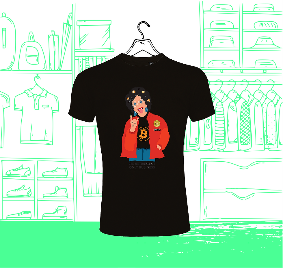 Miniature : T-shirt Homme Col Rond FIT Crypto Granny Visuel Face