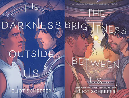 'The Darkness Outside Us' & 'The Brightness Between Us' by Eliot Schrefer