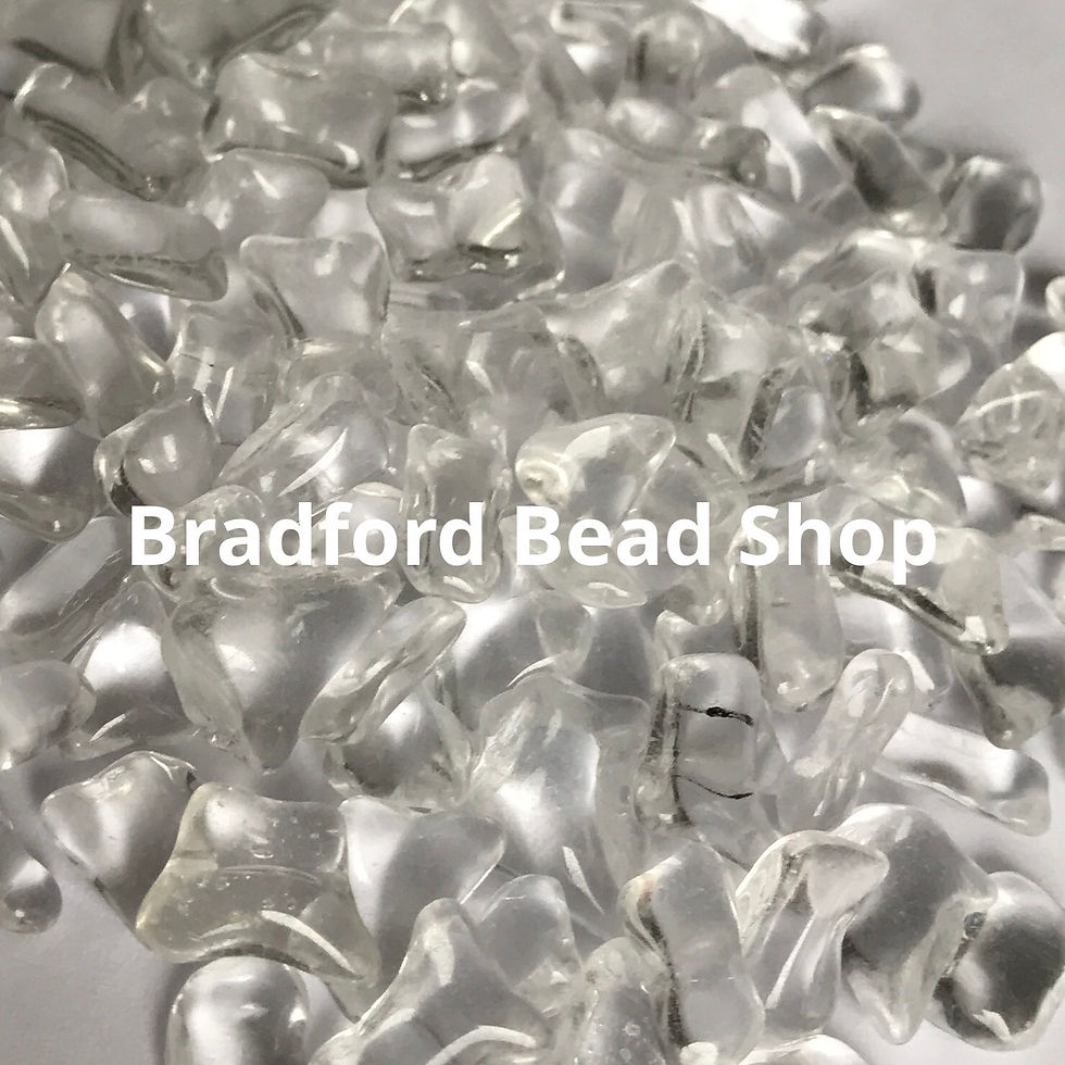 Thumbnail: Glass Remnants/Segments - Crystal Transparent - Varied Sizes & Shapes - 50g