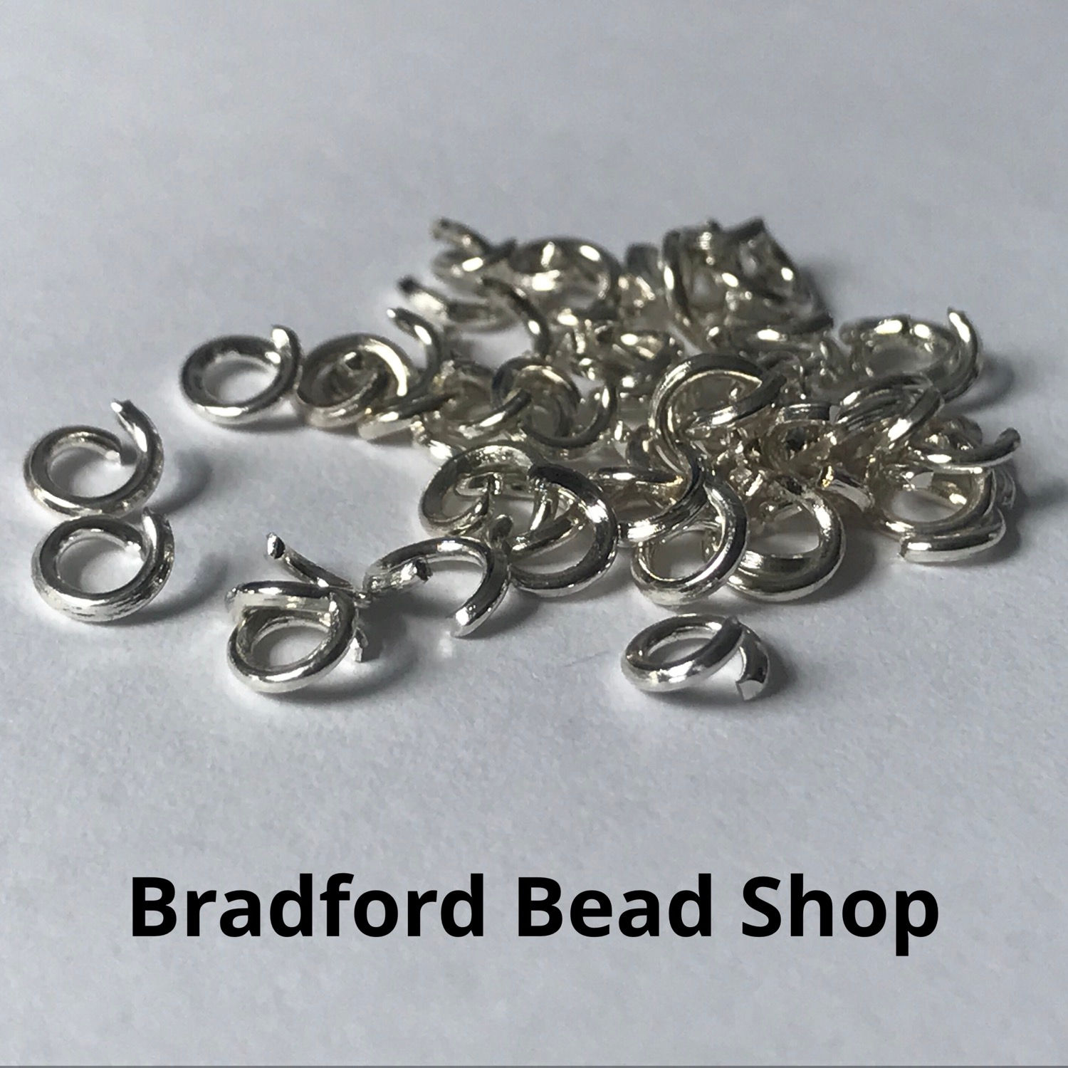 Jump Rings - 4mm x 0.8mm - Silver Plated