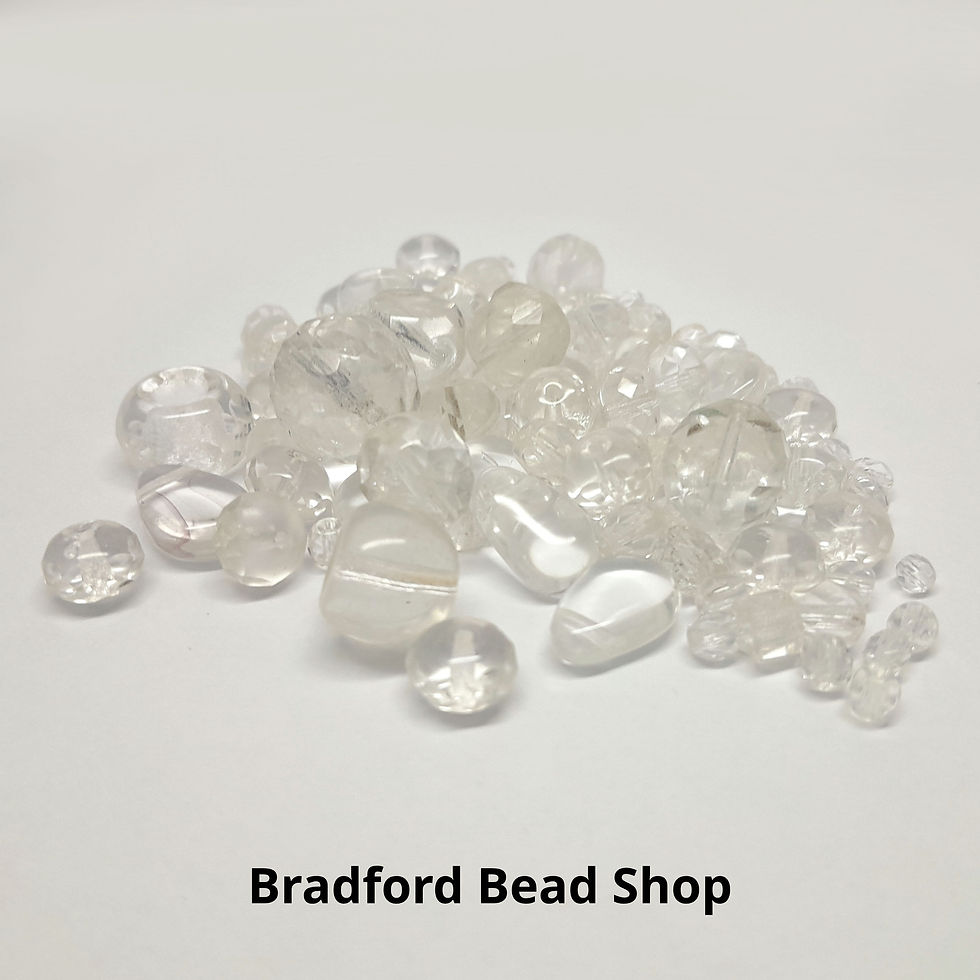 Thumbnail: Glass Mixed Beads - Clear (Crystals)