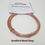 Thumbnail: Alimunium Wire - 1mm thick - x 3 Metre length - Rose Gold Colour