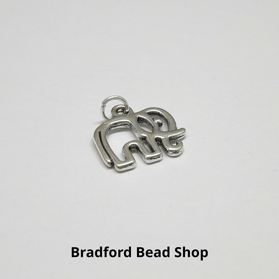 Thumbnail: Pendant - Elephant - Silver Plated - 17mm