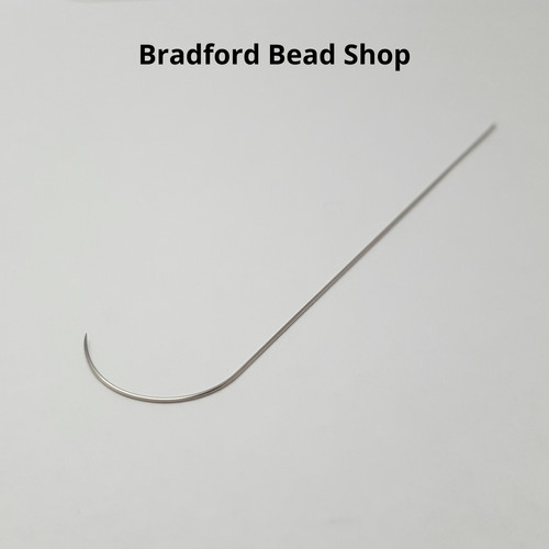 Curved Beading Needles 92mm Bradford Bead Shop