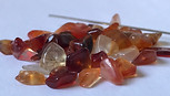 Citrine gemstone chips
