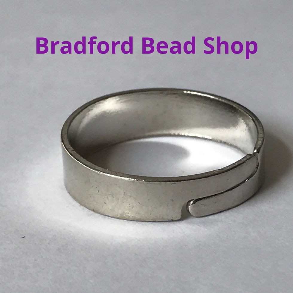 Thumbnail: Adjustable Ring with 3 central loops - Silver Colour
