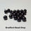 Thumbnail: Glass Pearl Effect Round Beads - Black - 6mm