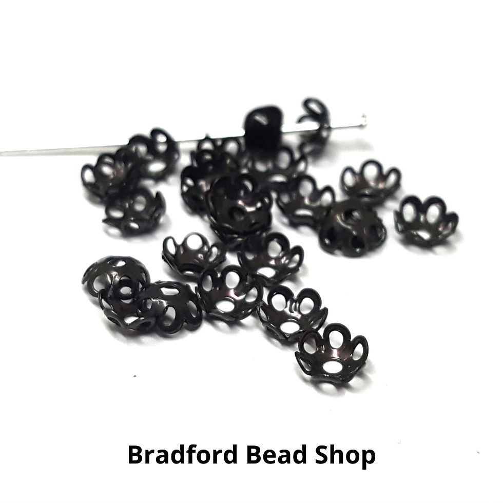 Thumbnail: Bead End Cup (Plain) - 5mm - Zinc Plated