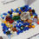 Thumbnail: Glass Mixed Faceted Beads - (001)