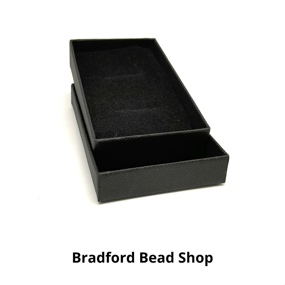 Thumbnail: Gift Box - Earring/Bracelet - 8.1cm x 5.1cm x 2cm - Black