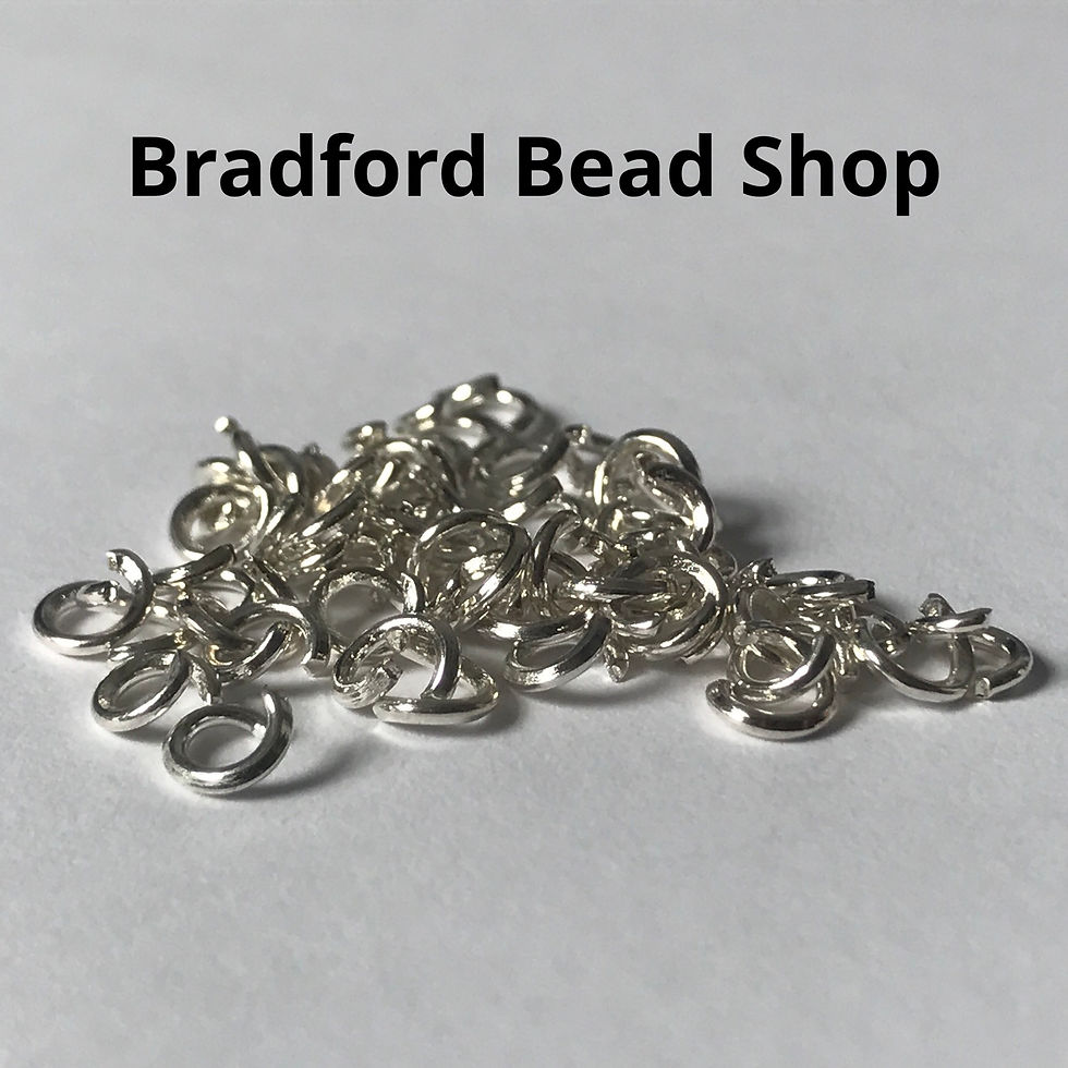 Thumbnail: Jump Rings - 4mm x 0.8mm - Silver Plated