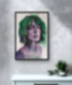 acrylics sketch on bristol paper, Electra Varnava Artist 