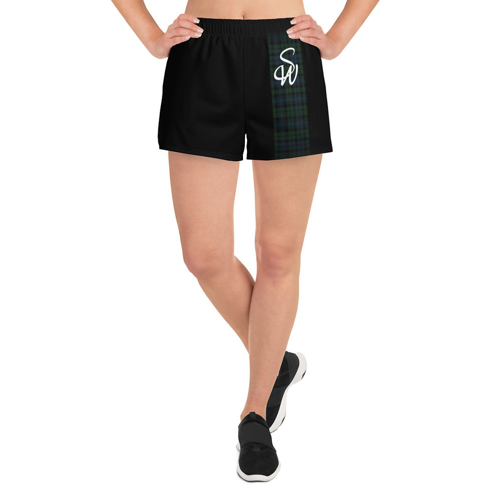 S.I.T.W Women's Athletic Short Shorts Blackwatch