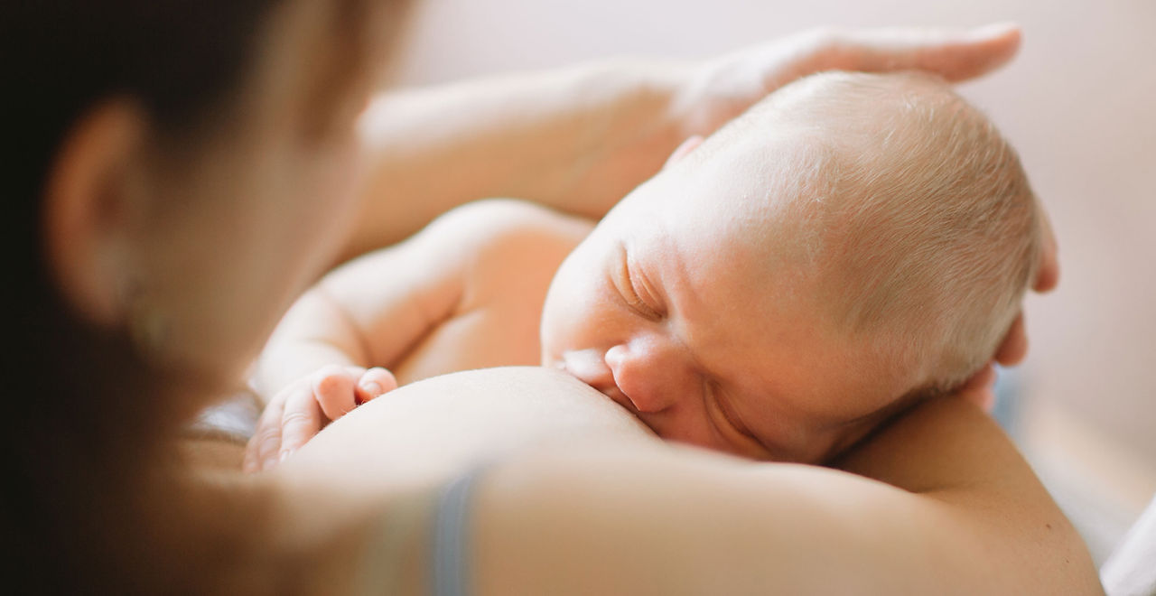 Mutter Stillen Baby-