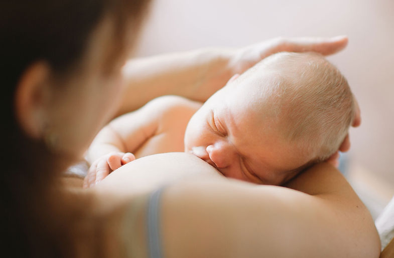 Mother Breastfeeding Baby