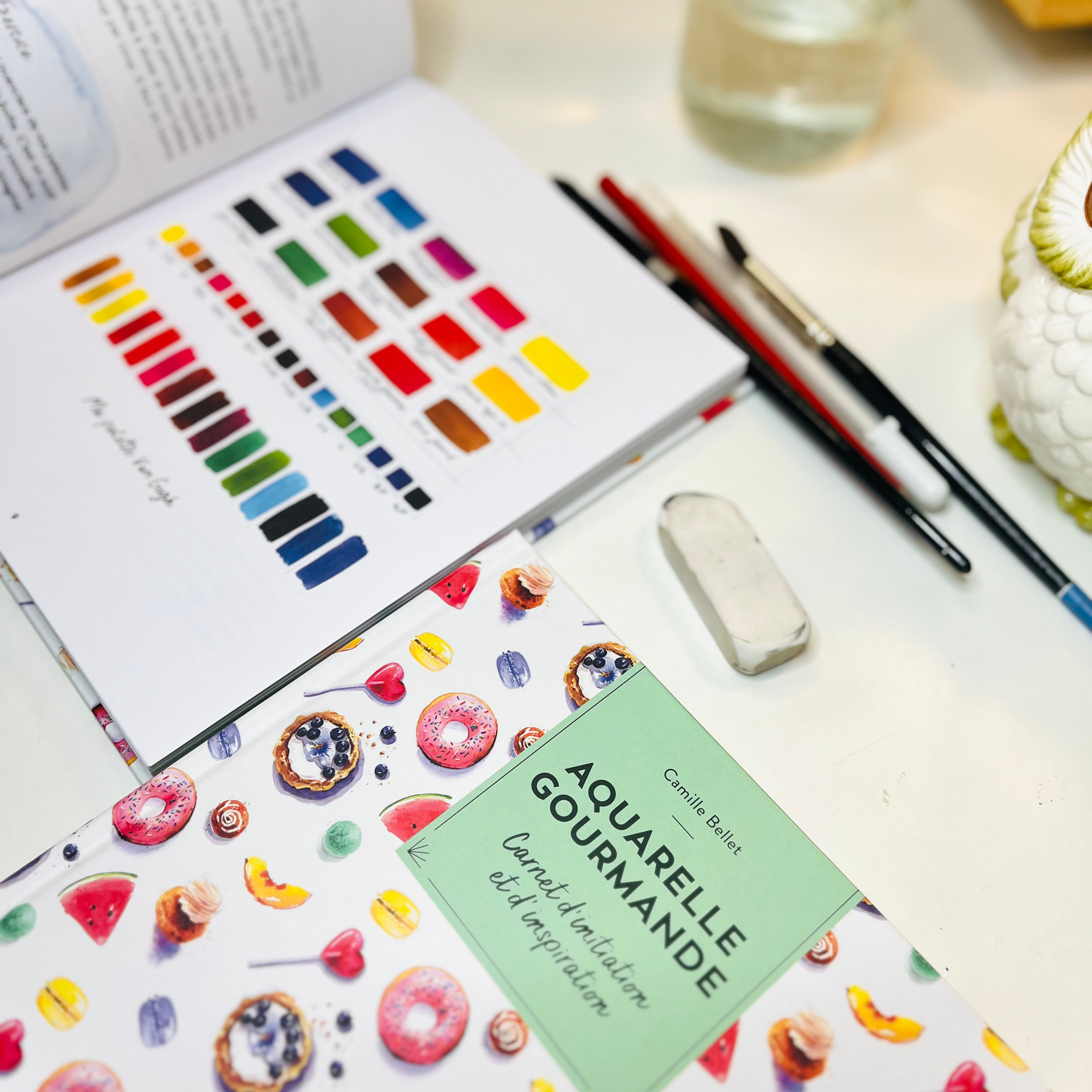 mon livre aquarelle chez Mango Edition