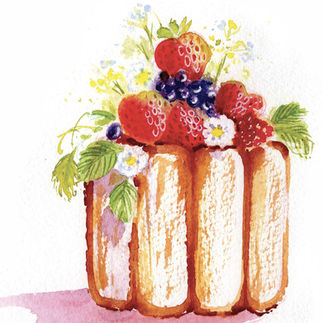 yummy watercolor Camille Bellet