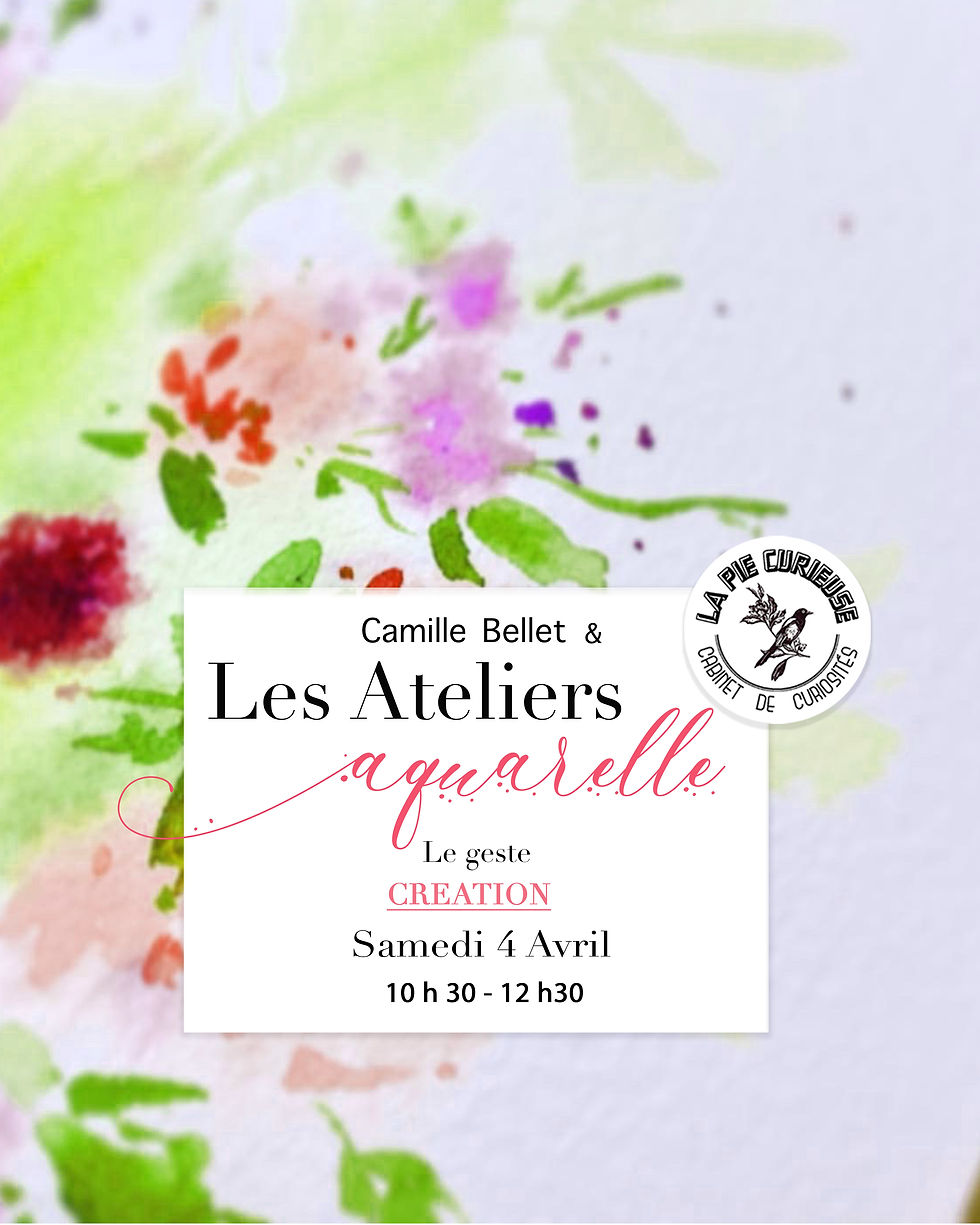 Ateliers aquarelles en 2026, à Chateauroux