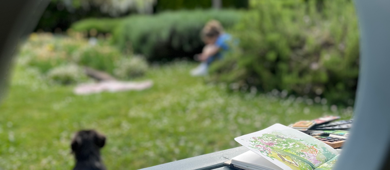 Mi-mai, je suis allée flâner aux jardins de Poulaines