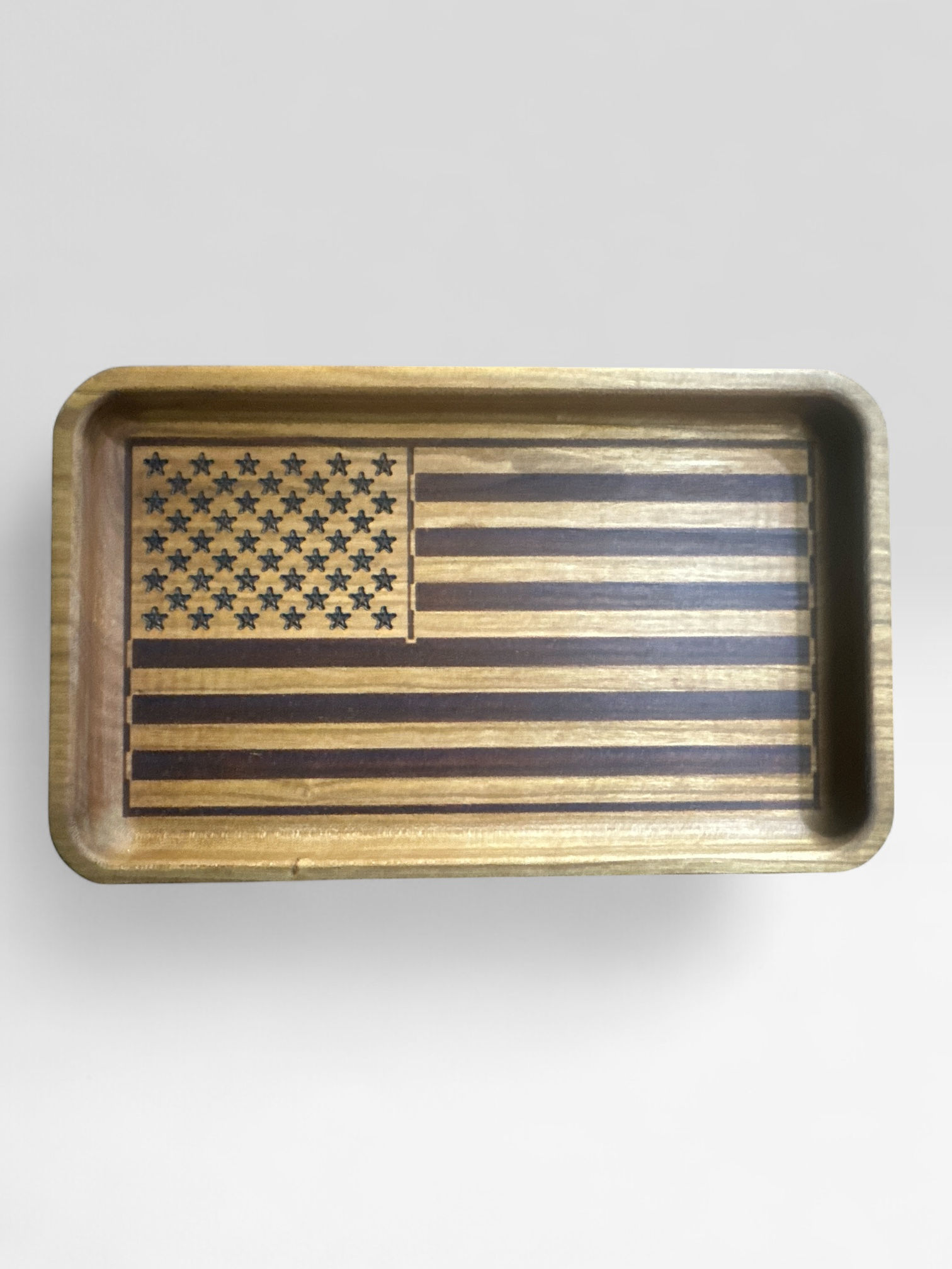 Patriotic American Flag Tray