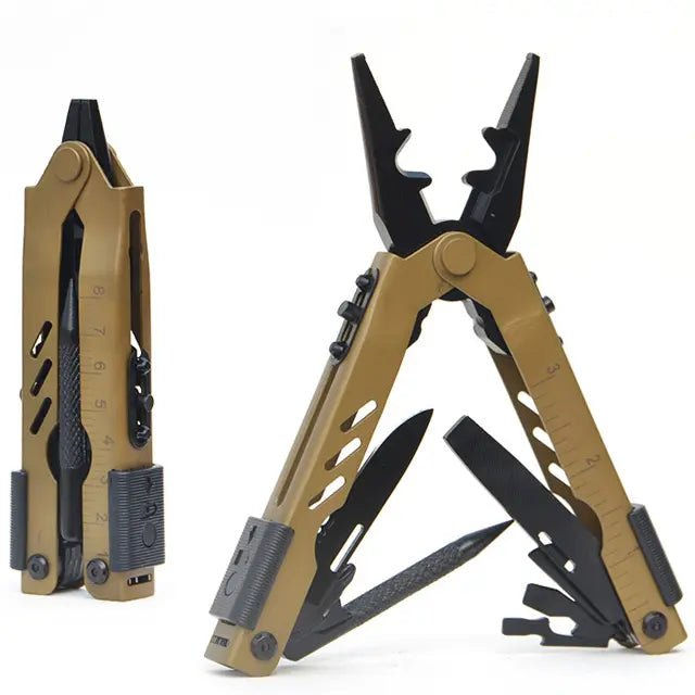 Thumbnail: Multitool Multifunctional Stainless steel Pliers For Camping, Hiking and everyda