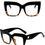 Thumbnail: Clear frames (glasses ) some have thicker frame - cute can be used for prescript