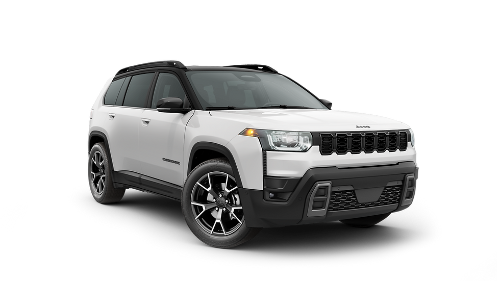Cherokee Overland shown in Bright White