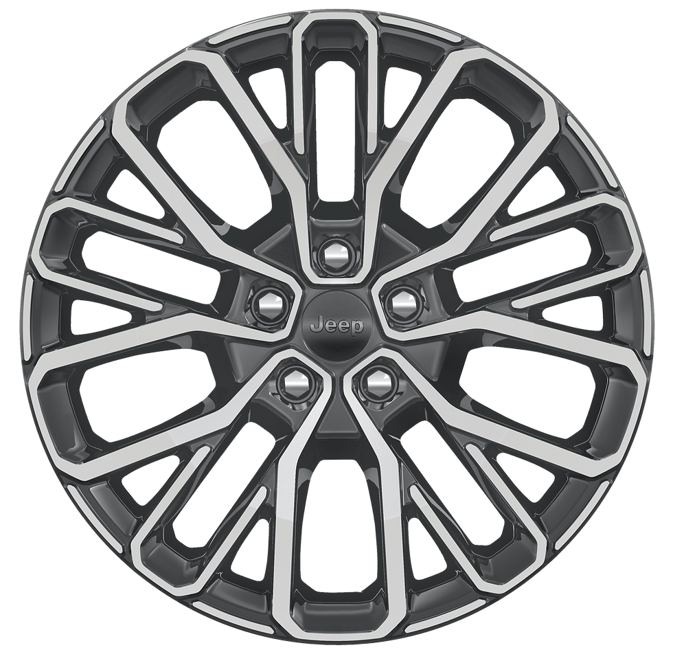 21-inch machined-face /Granite Crystal painted aluminum wheel