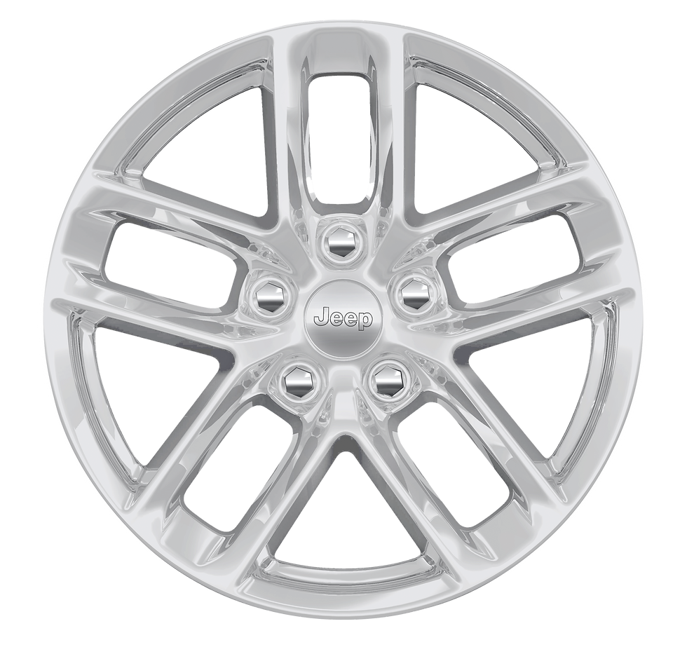18-inch Fine Silver fully painted aluminum wheel