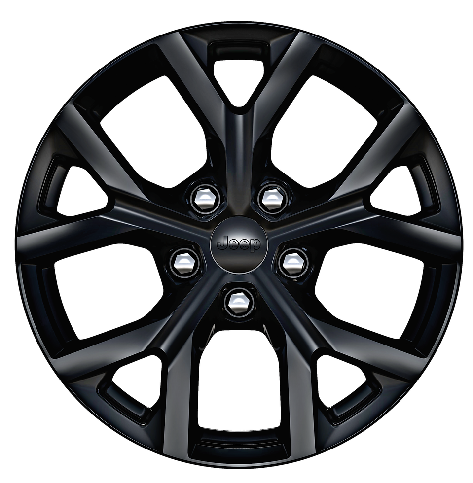 18-inch Gloss Black-painted aluminum wheel